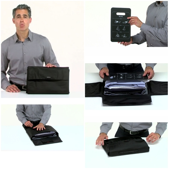 tumi flat folding pack